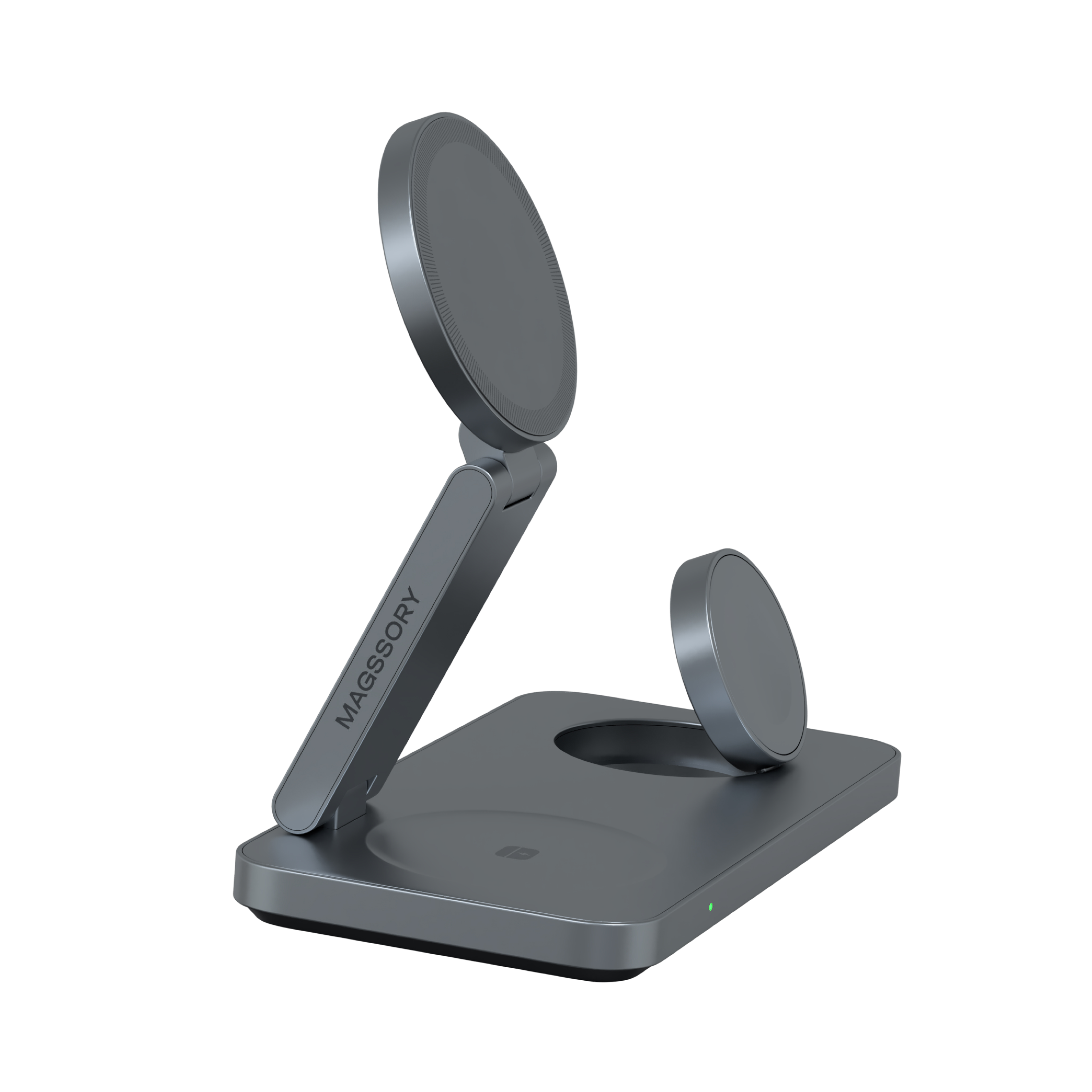 Зарядная станция 3 в 1 Magssory Yoga для Apple Qi2 Midnight, Полночь — WCH016 m 3